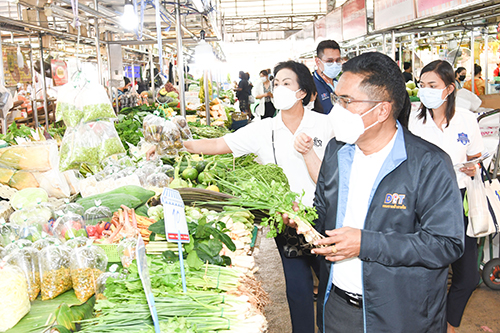 ตรวจติดตามสถานการณ์ราคาผักช่วงเทศกาลกินเจ