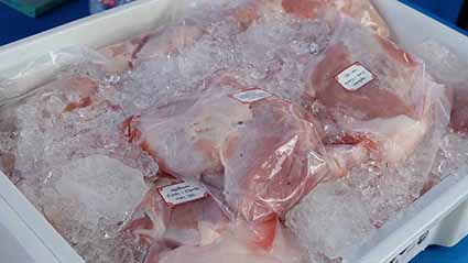 ตรวจติดตามการจำหน่ายสินค้าธงฟ้าราคาประหยัด