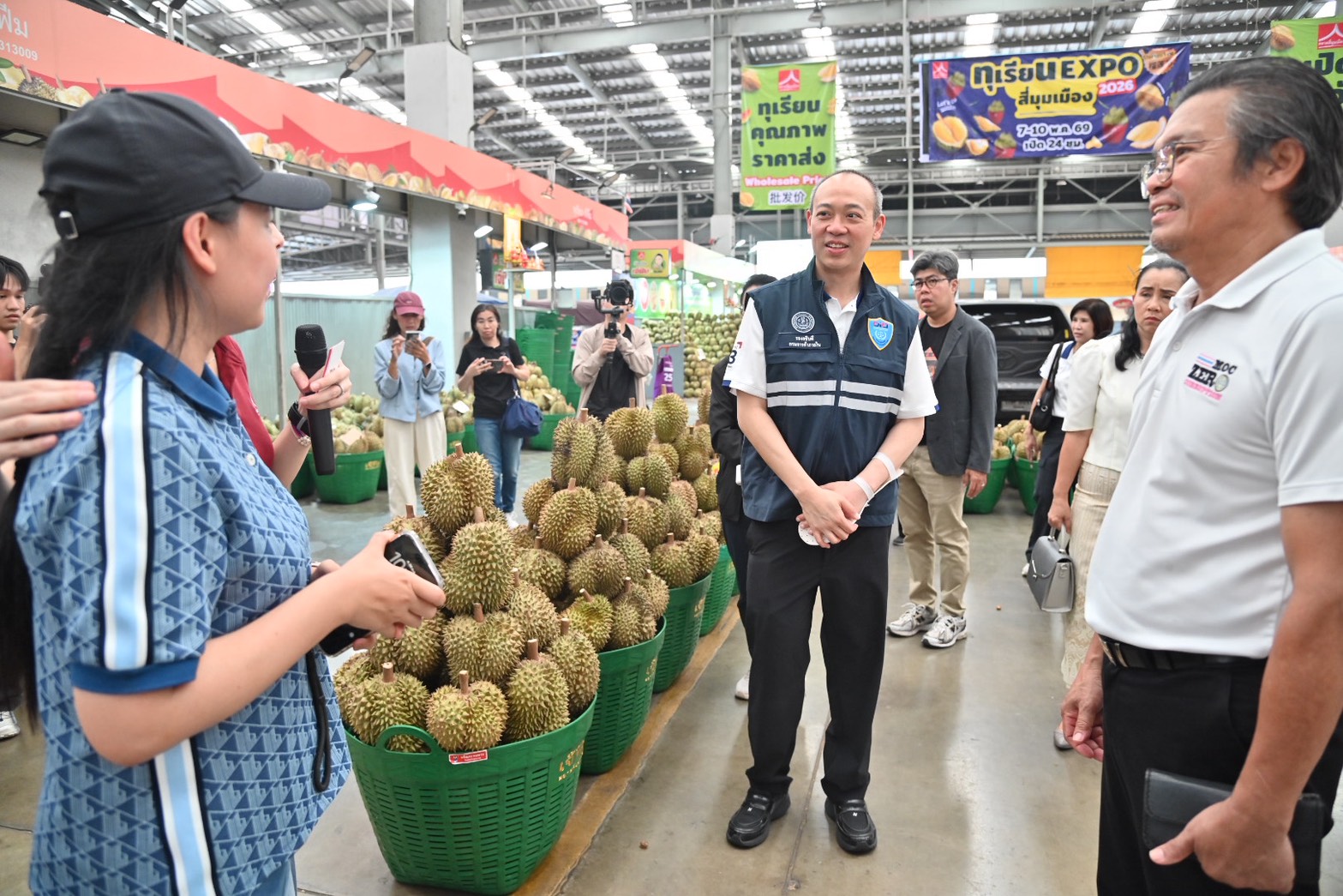 DIT ร่วมเปิดงาน  “#TikTokเกษตร Thai Fruit Festival  เปิดเทศกาลผลไม้ไทย @ตลาดสี่มุมเมือง”