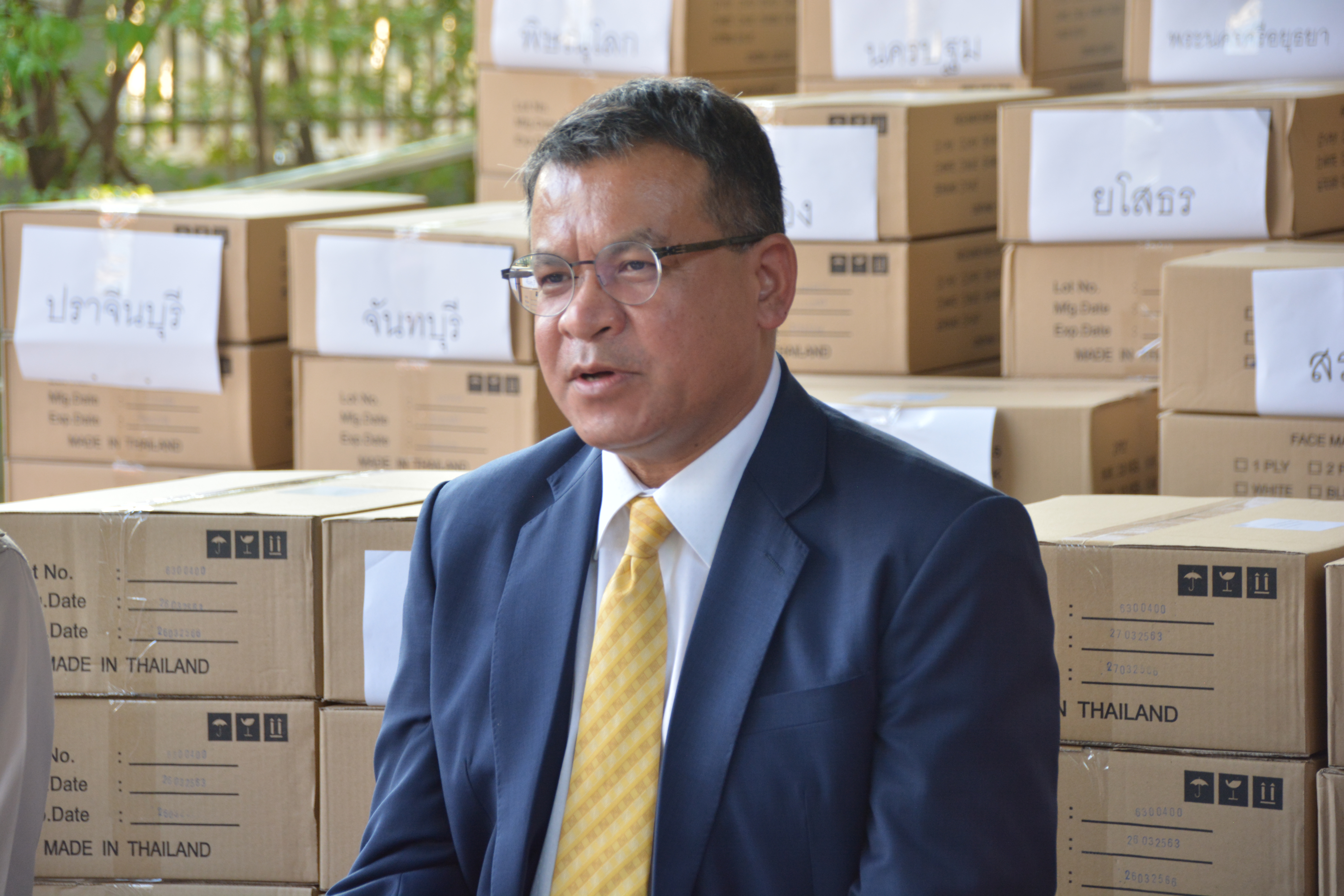ปลัดกระทรวงพาณิชย์ ลงพื้นที่ตรวจหน้ากากอนามัย ก่อนส่งตรง 22 จังหวัด