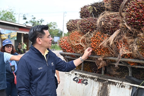 กรมการค้าภายใน  ลงใต้ตรวจเยี่ยมการส่งออกน้ำมันปาล์ม