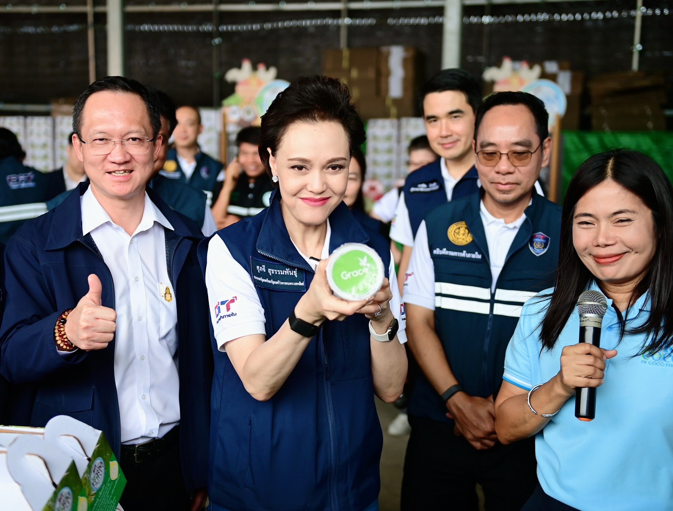 DIT ลงพื้นที่ติดตามสถานการณ์มะพร้าวน้ำหอม  และการจัดตั้ง “ล้งชุมชนมะพร้าวน้ำหอม”