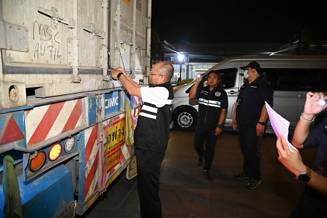 ตรวจเข้มการขนย้ายสินค้าเกษตร เพื่อป้องกันการกระทำผิดกฎหมาย