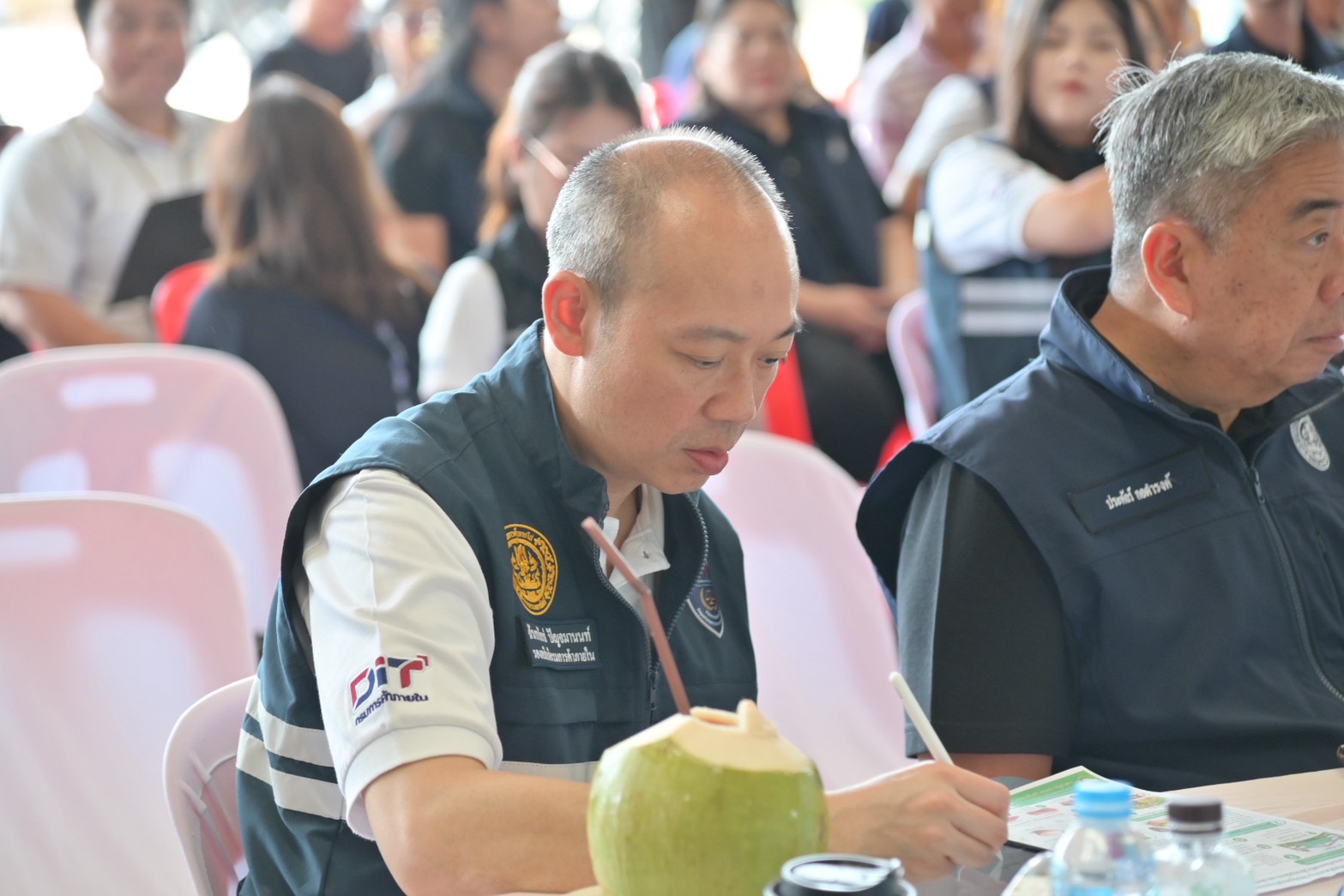 DIT ลงพื้นที่ติดตามสถานการณ์มะพร้าวน้ำหอม  และการจัดตั้ง “ล้งชุมชนมะพร้าวน้ำหอม”