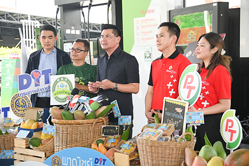 พาณิชย์จับมือปั้มพีที แจกมะม่วงแฟนซี เป็นของสมนาคุณผู้เติมน้ำมัน