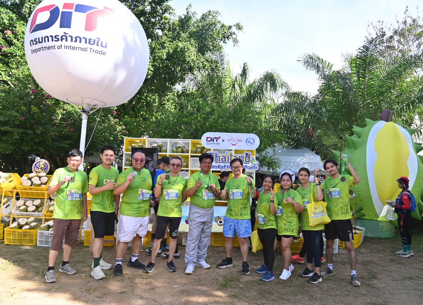 DIT x ททท. เปิดงาน“Amazing Thailand GI Tour & Trail Running 2026” ระยอง  พร้อมตามตามสถานการณ์ผลไม้ภาคตะวันออก 