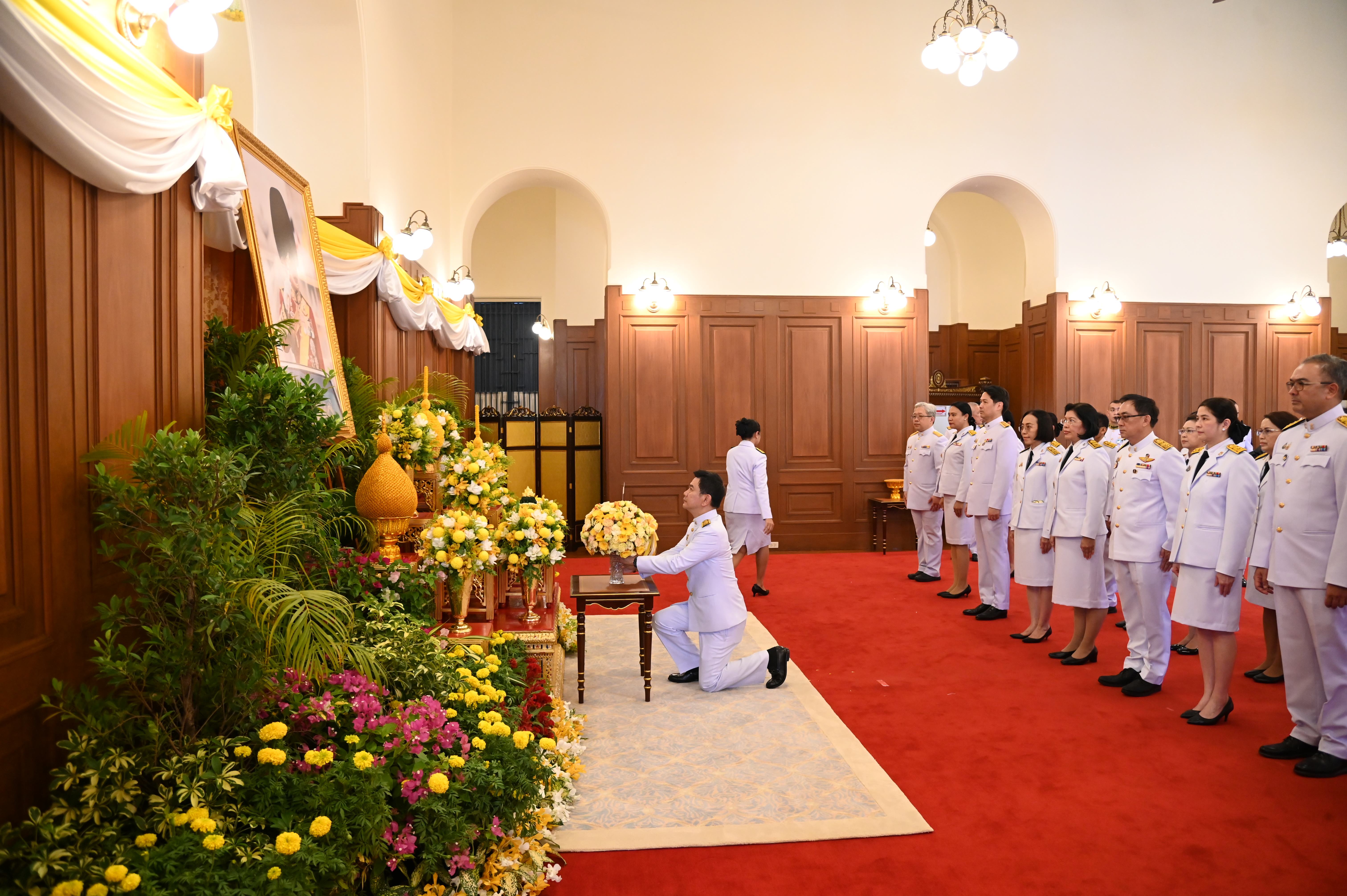 พิธีถวายสัตย์ปฏิญาณ เพื่อเป็นข้าราชการที่ดีและพลังของแผ่นดิน เนื่องในโอกาสวันเฉลิมพระชนมพรรษาพระบาทสมเด็จพระเจ้าอยู่หัว 28 กรกฎาคม 2568