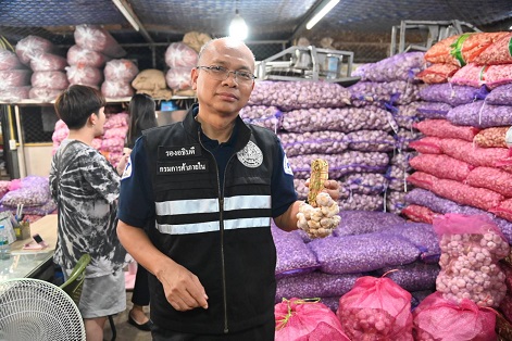 ป้องปราม..การลักลอบ นำเข้ากระเทียมและหอมหัวใหญ่ที่นำเข้าจากต่างประเทศ