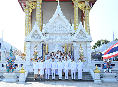 กรมการค้าภายใน ร่วมงานถวายผ้าพระกฐินพระราชทาน กระทรวงพาณิชย์ ประจำปี 2566