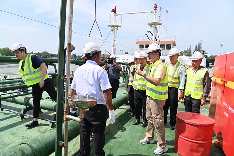 กรมการค้าภายใน  ลงใต้ตรวจเยี่ยมการส่งออกน้ำมันปาล์ม