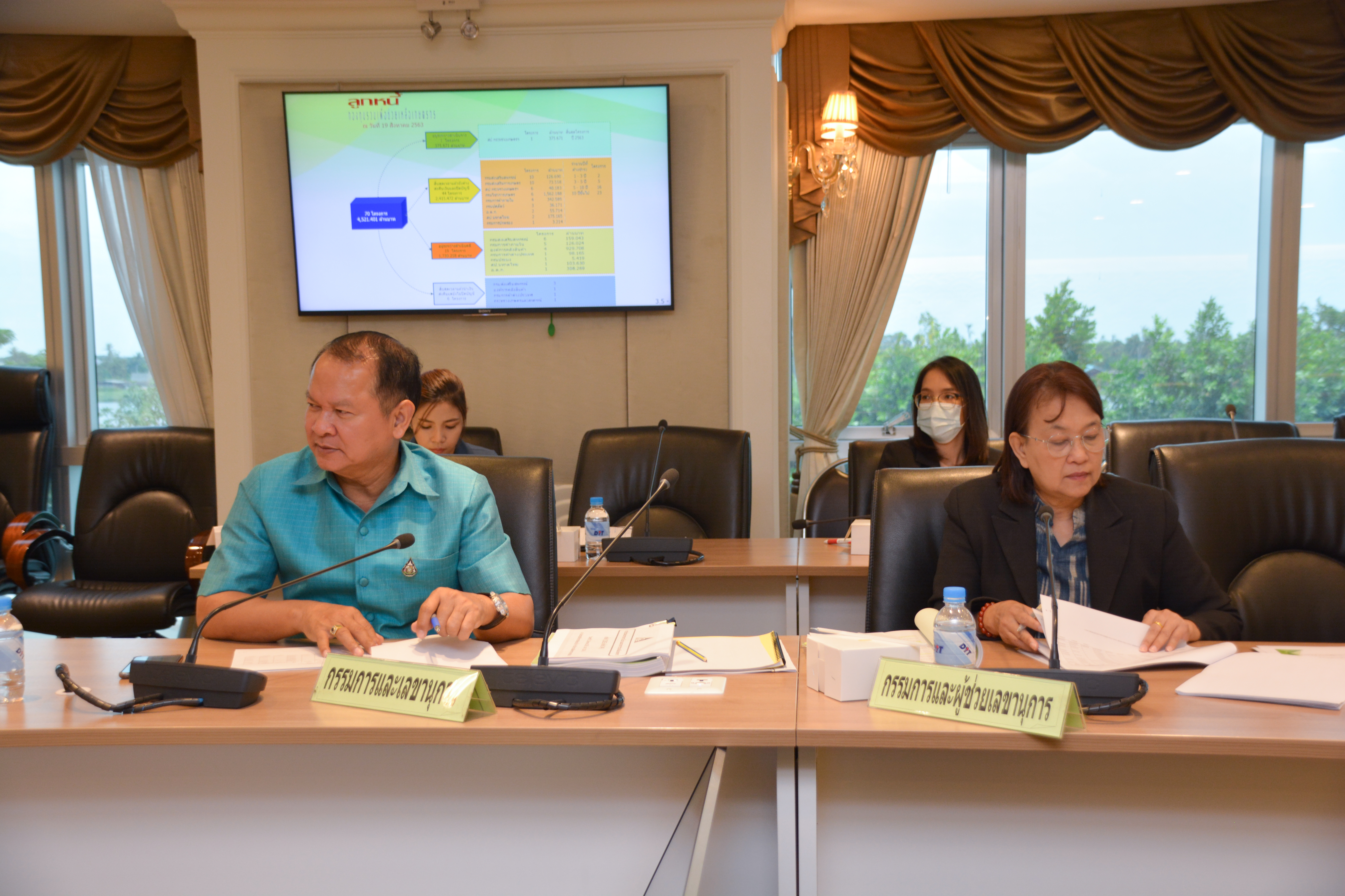 การประชุมคณะกรรมการนโยบายและมาตรการช่วยเหลือเกษตรกร