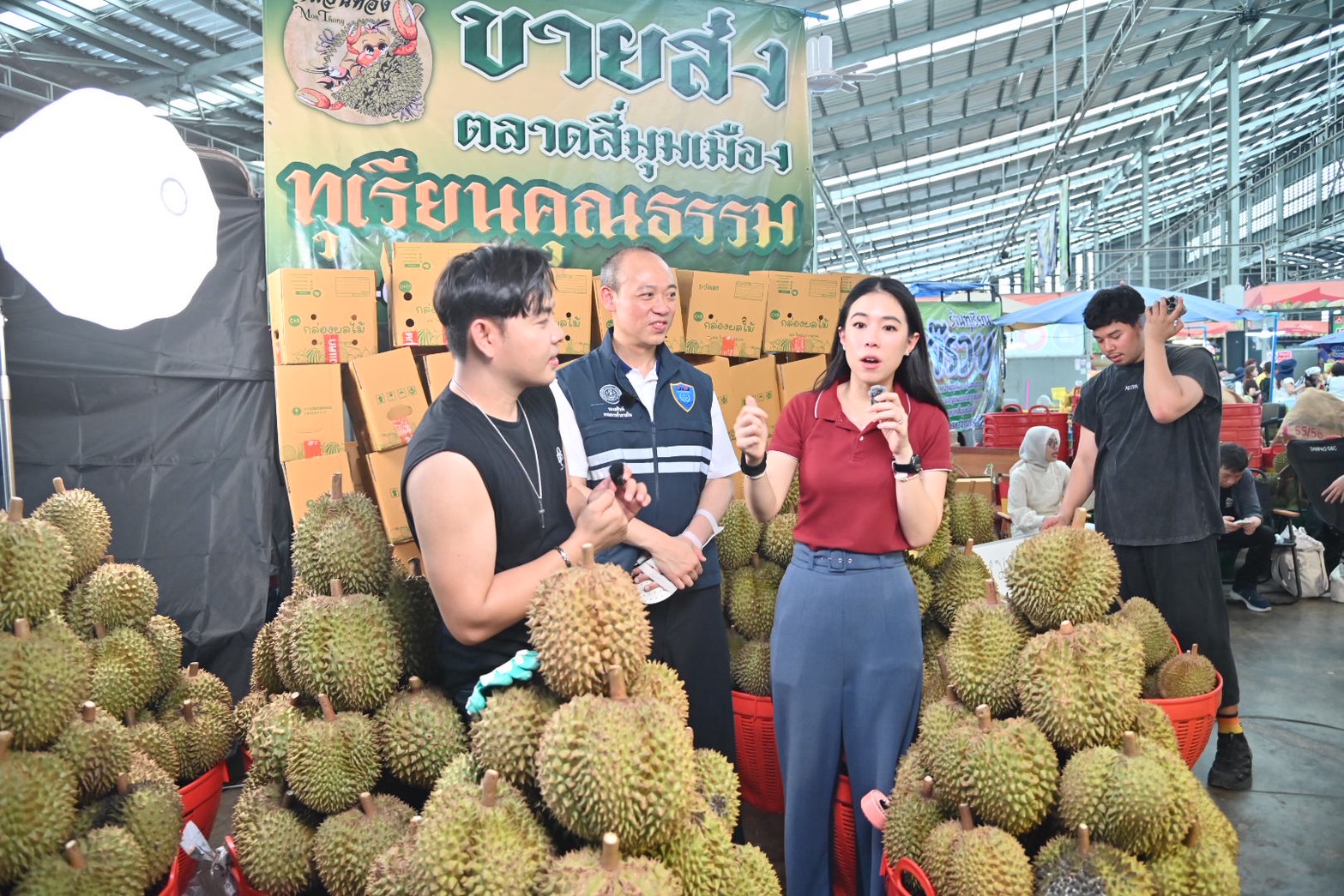 DIT ร่วมเปิดงาน  “#TikTokเกษตร Thai Fruit Festival  เปิดเทศกาลผลไม้ไทย @ตลาดสี่มุมเมือง”