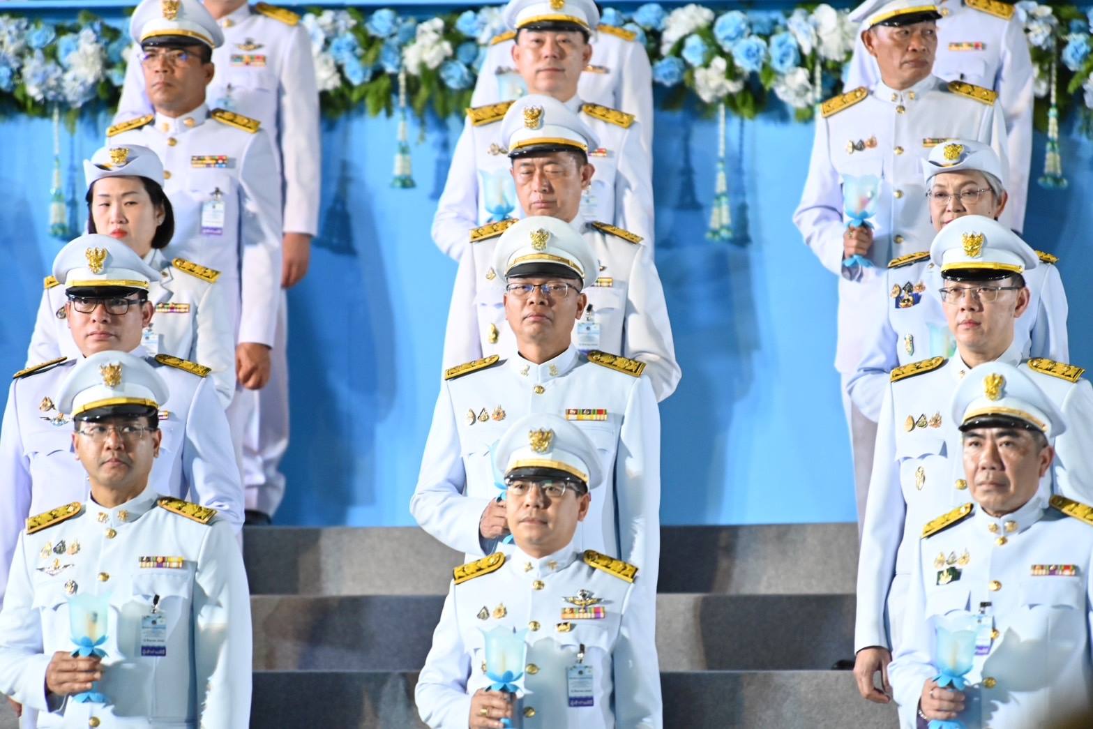พิธีจุดเทียนถวายพระพรชัยมงคลและถวายเครื่องราชสักการะและวางพานพุ่ม สมเด็จพระนางเจ้าสิริกิติ์พระบรมราชินีนาถ พระบรมราชชนนีพันปีหลวง