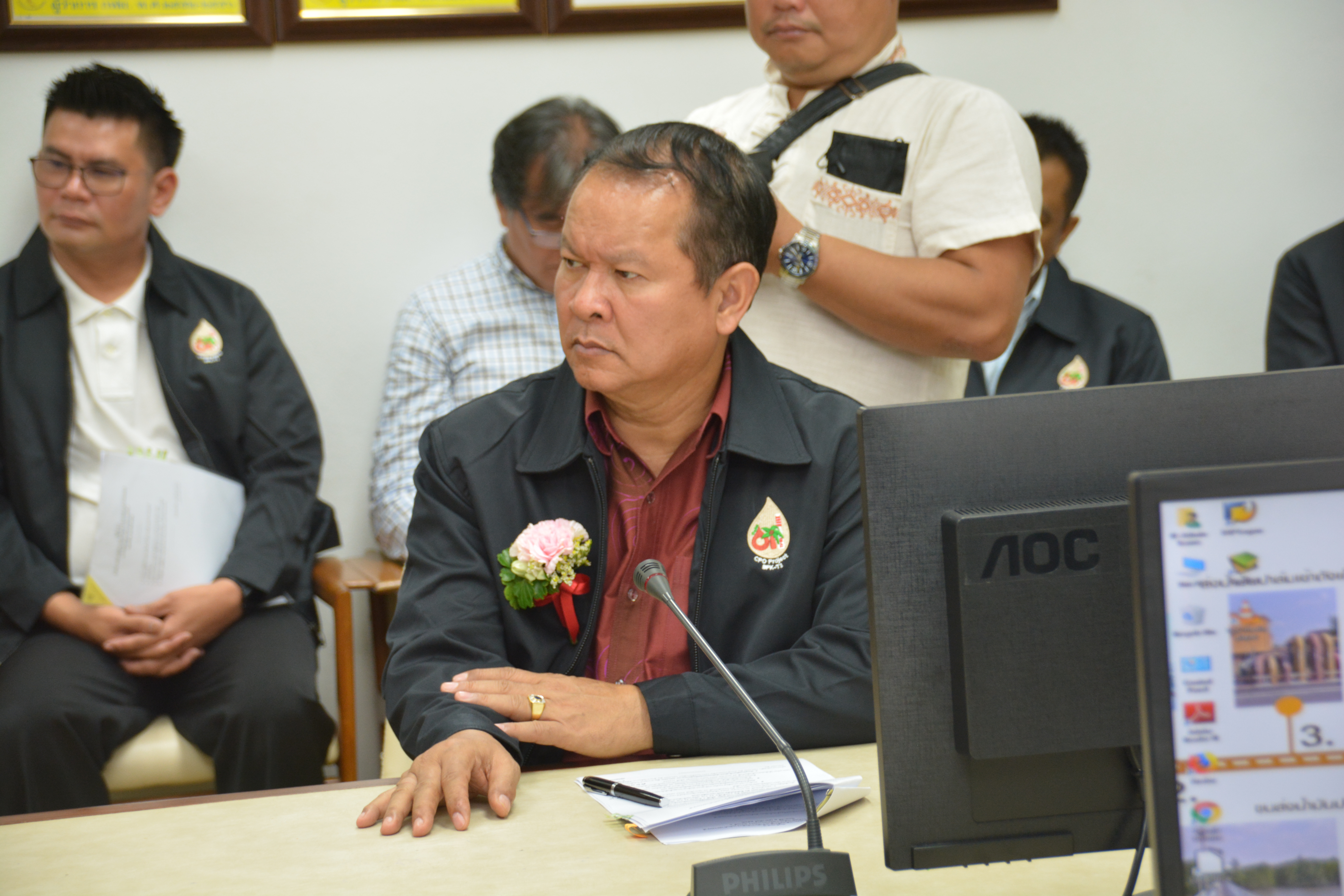 อธิบดีกรมการค้าภายในร่วมพิธีเปิดการเดินเครื่องด้วยน้ำมันปาล์มดิบร่วมกับก๊าซธรรมชาติ