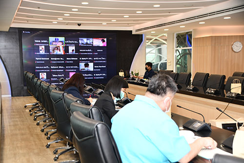 รองอธิบดีประชุมหารือสถานการณ์และค่าธรรมเนียมการจัดการมูลฝอยติดเชื้อ