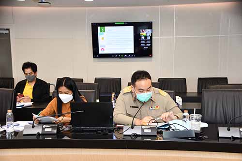 ประชุมคณะทำงานขับเคลื่อนกิจกรรมเสริมสภาพคล่องการรับซื้อผลไม้  ภายใต้โครงการบริหารจัดการผลไม้ ปี 2565