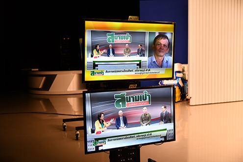 ให้สัมภาษณ์รายการ  “สนามเป้า บรรเทาทุกข์” เรื่องปาล์มน้ำมัน