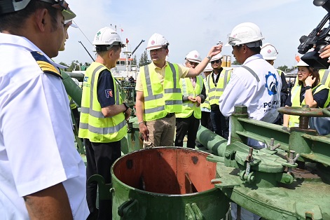 กรมการค้าภายใน  ลงใต้ตรวจเยี่ยมการส่งออกน้ำมันปาล์ม