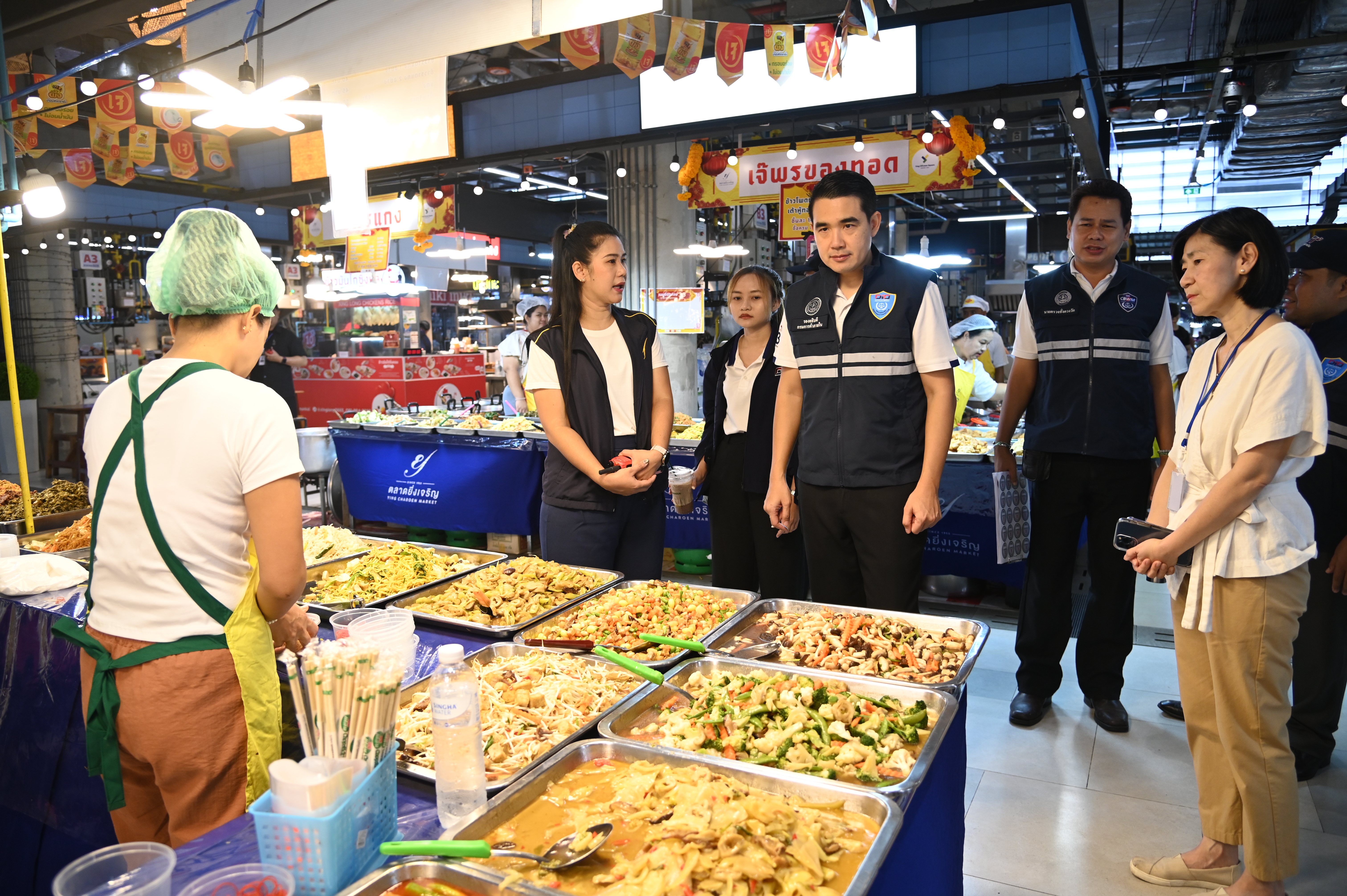 กรมการค้าภายในลงพื้นที่ตรวจสอบ การจำหน่ายวัตถุดิบอาหารเจ,อาหารเจปรุงสำเร็จ ในช่วงเทศกาลกินเจ