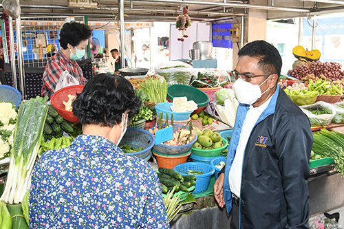 ตรวจติดตามสถานการณ์ราคาผักช่วงเทศกาลกินเจ