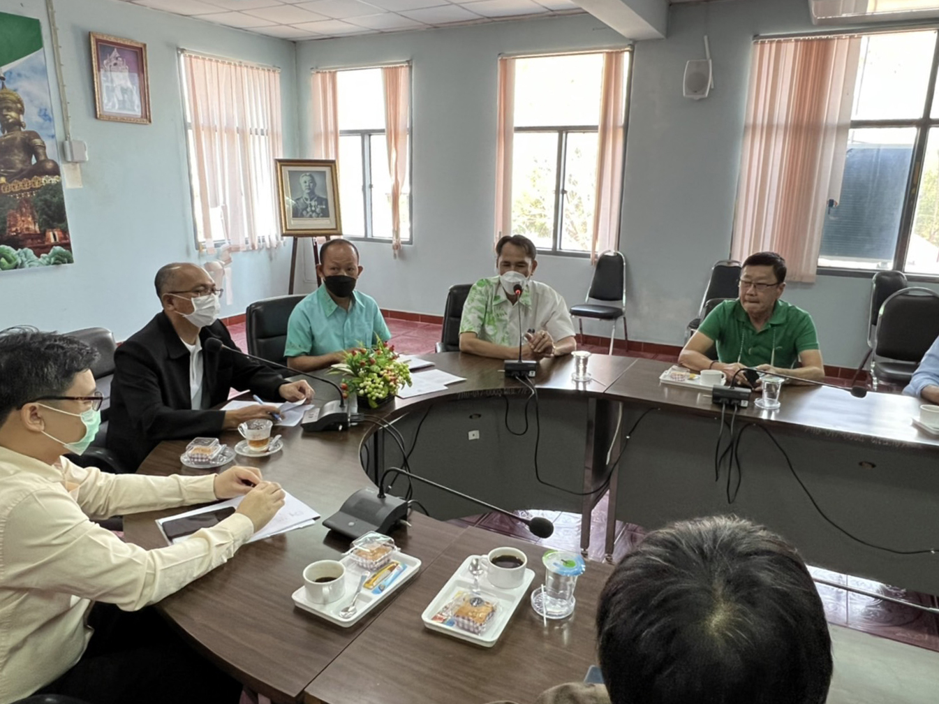 การประชุมเพื่อแก้ไขปัญหาราคาขิงตกต่ำในพื้นที่จังหวัดเพชรบูรณ์ 