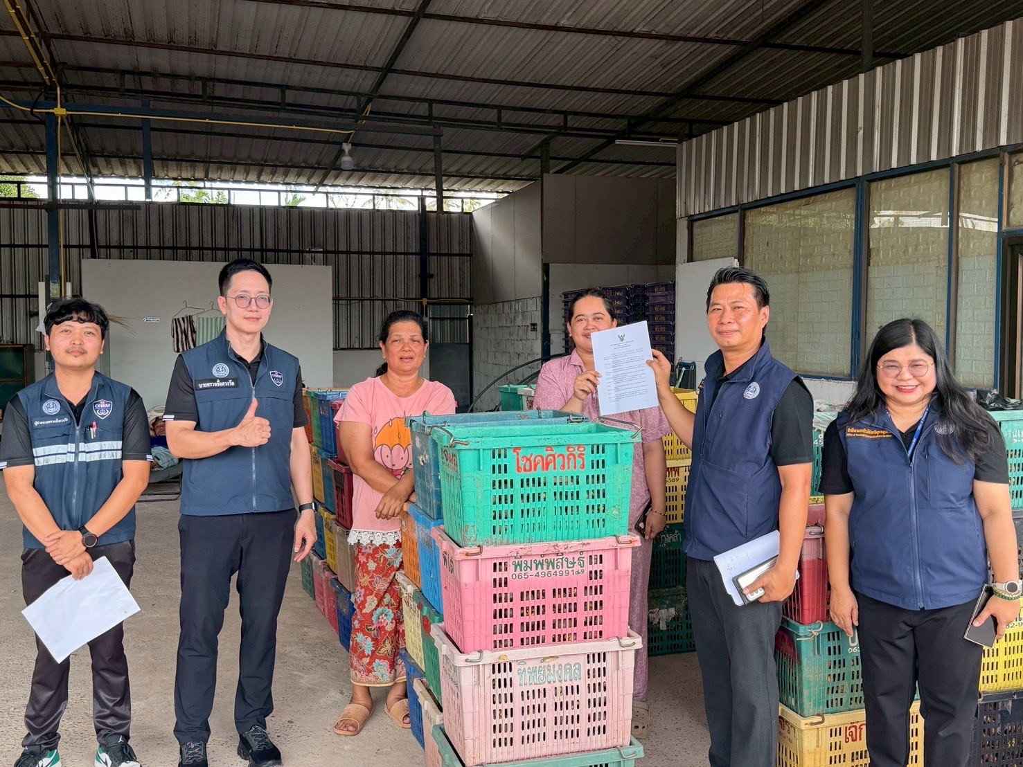 📢วันที่ 6 กรกฎาคม 2569 ลงพื้นที่ตรวจสอบเครื่องชั่งรับซื้อทุเรียน มังคุด และผลไม้อื่นๆ  
