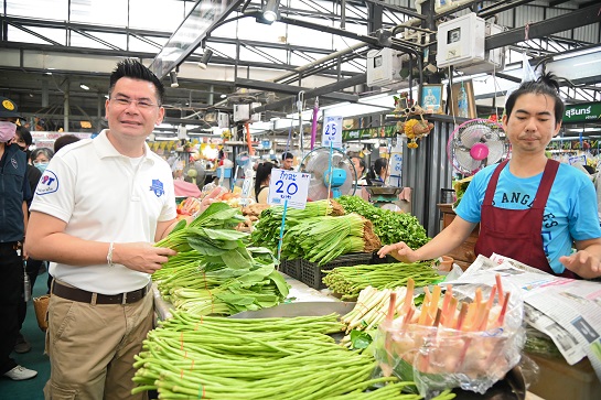 กรมการค้าภายใน ลงพื้นที่ตรวจติดตามสถานการณ์ราคาสินค้าช่วงเทศกาลกินเจ