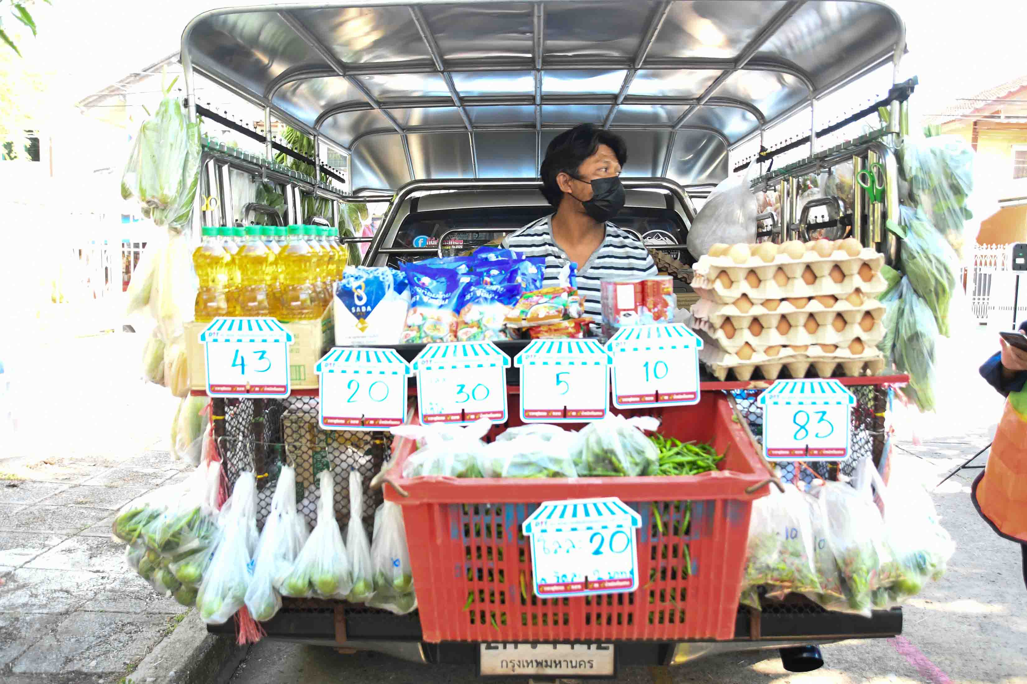 ตรวจเยี่ยมชมโครงการ "Mobile พาณิชย์ลดราคา! ช่วยประชาชน”