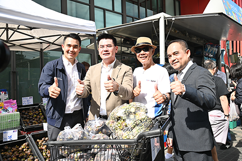 พาณิชย์จับมืออสังหาฯ รายใหญ่ เปิดพื้นที่ขาย “มังคุด-สับปะรดภูแล”