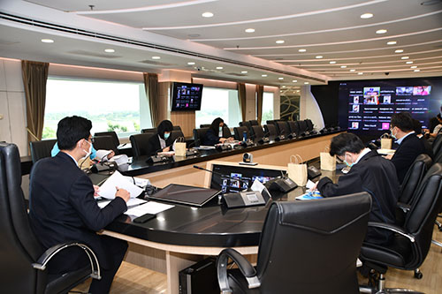 รองอธิบดีประชุมหารือสถานการณ์และค่าธรรมเนียมการจัดการมูลฝอยติดเชื้อ