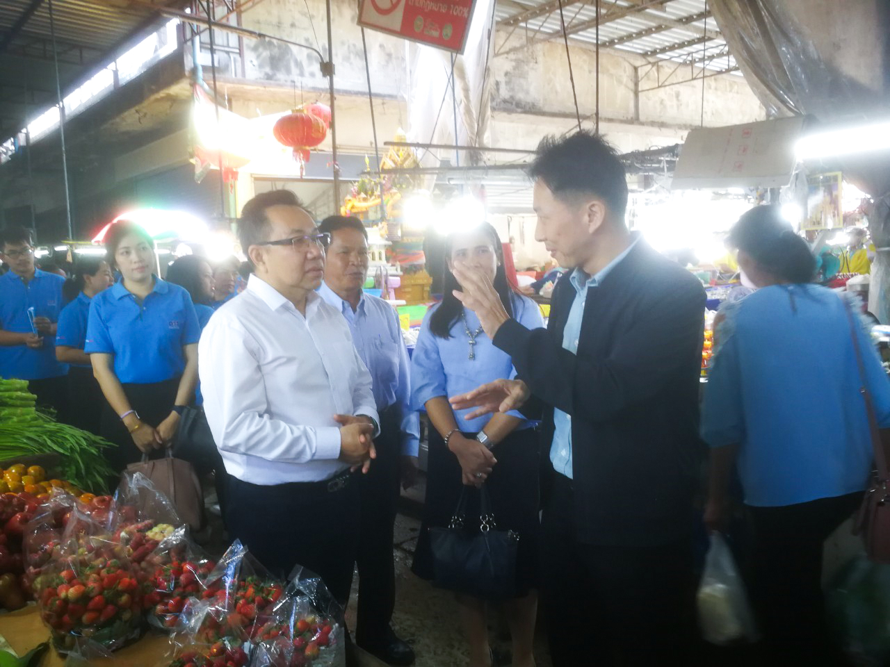 รองอธิบดีลงพื้นที่รณรงค์การปิดป้ายแสดงราคาสินค้าและตรวจสอบเครื่องชั่ง