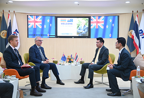 พาณิชย์ หารือ ทูตนิวซีแลนด์ ด้านการค้าสินค้าเกษตรและการพัฒนาผลิตภัณฑ์นมของไทย