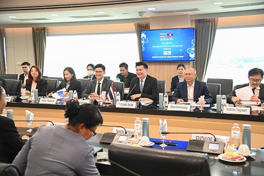 กรมการค้าภายใน หารือความร่วมมือด้านการค้า ร่วมกับกระทรวงอุตสาหกรรมและการค้า สปป.ลาว