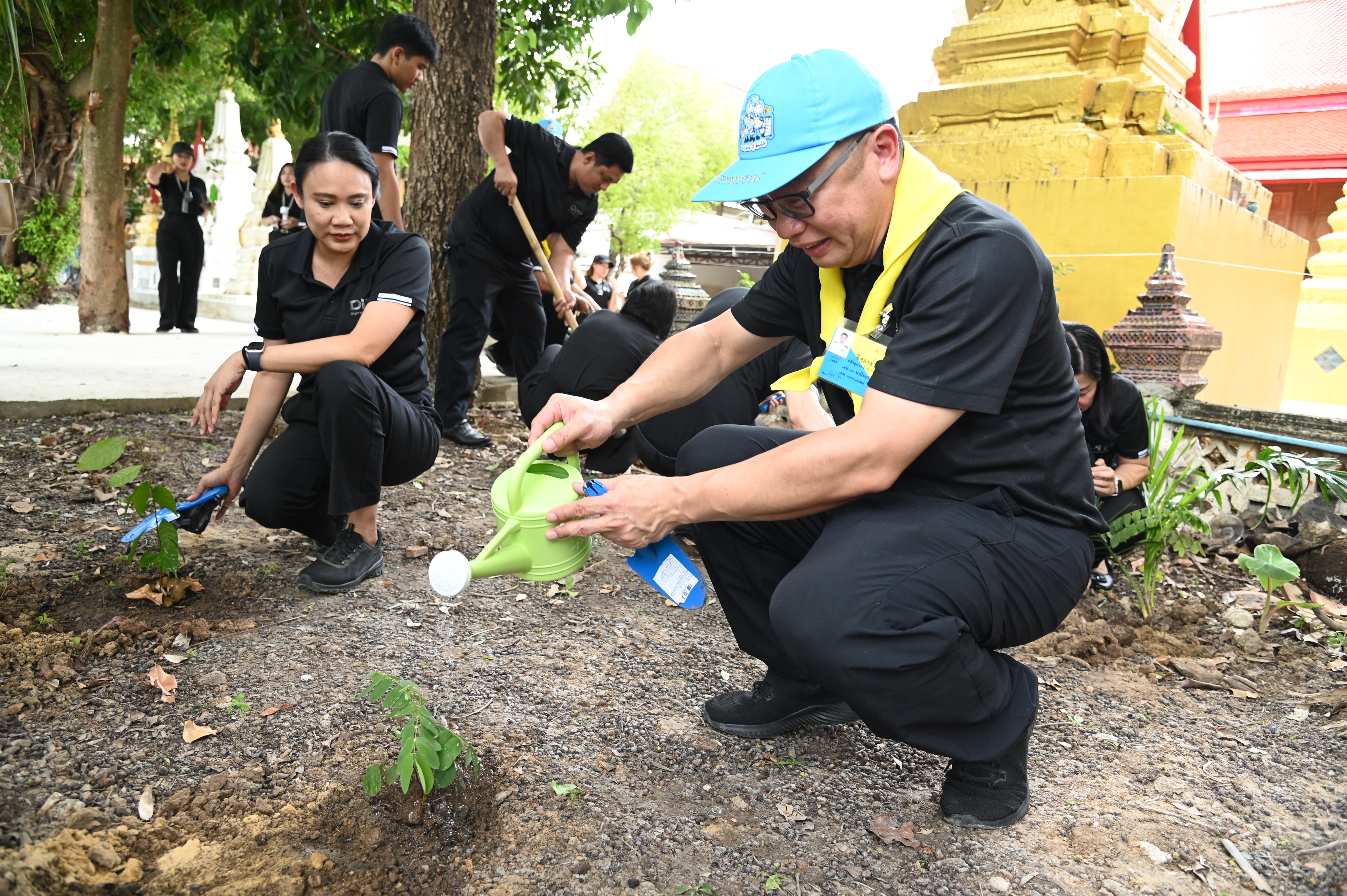 DIT จัดกิจกรรม  “ร้อยรักรวมใจ ปลูกต้นไม้ถวายพระพันปีหลวง”