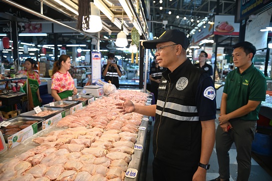พาณิชย์ ตรวจสายใต้ใหม่ ตลาดสดธนบุรี สำเพ็ง รักษาความเป็นธรรมทางการค้าช่วงสงกรานต์