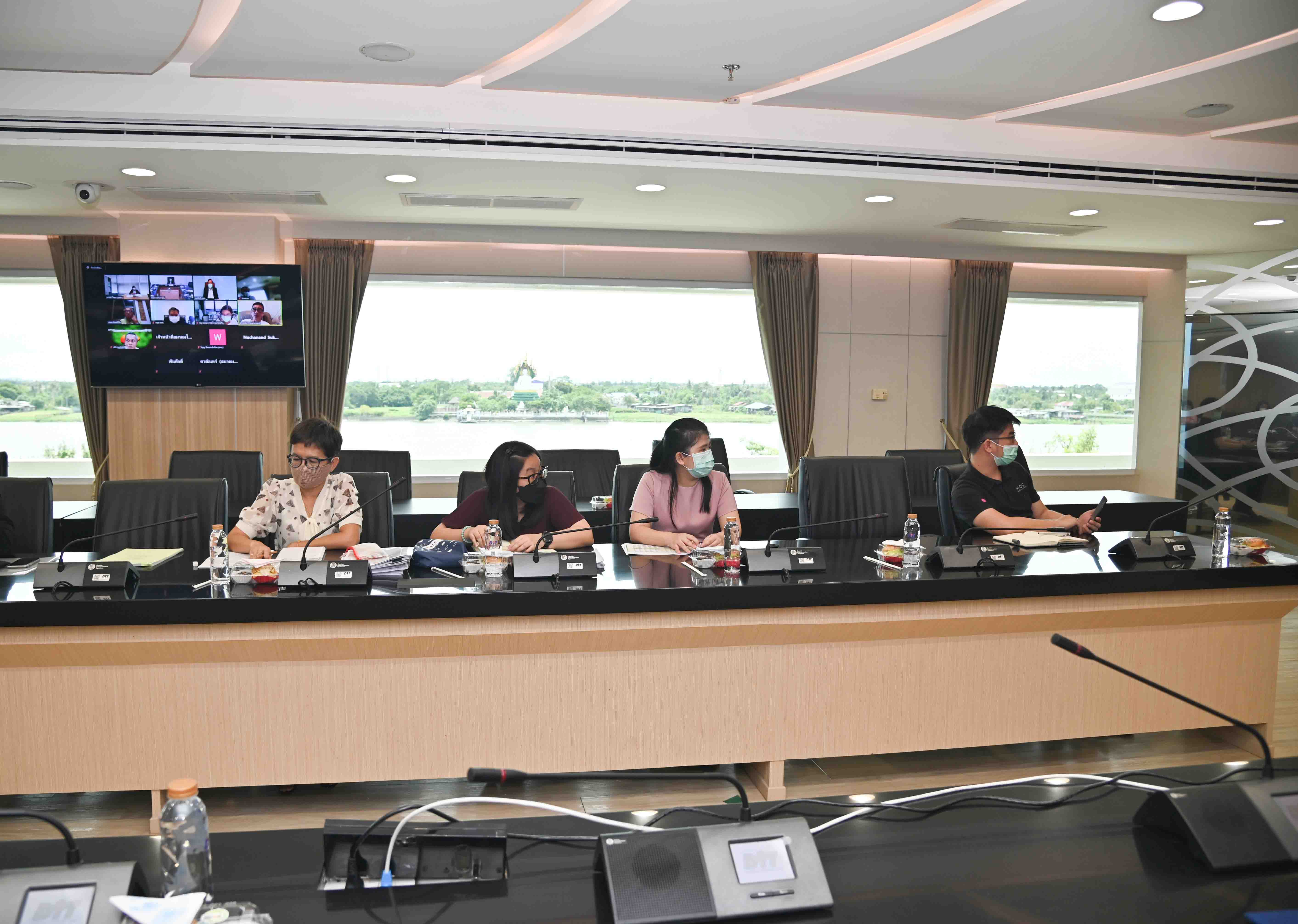 รองอธิบดีประชุมคณะอนุกรรมการพิจารณาโครงสร้างราคาผลปาล์มน้ำมันและน้ำมันปาล์ม ครั้งที่ 3/2564