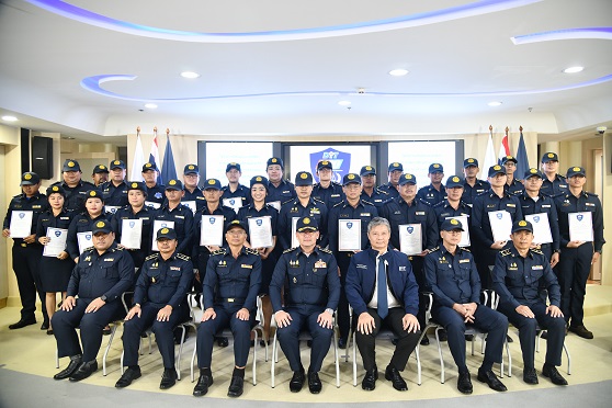 พิธีปิดการอบรม หลักสูตรการพัฒนาศักยภาพบุคลากร  เจ้าหน้าที่ตรวจสอบและปฏิบัติการกรมการค้าภายใน 