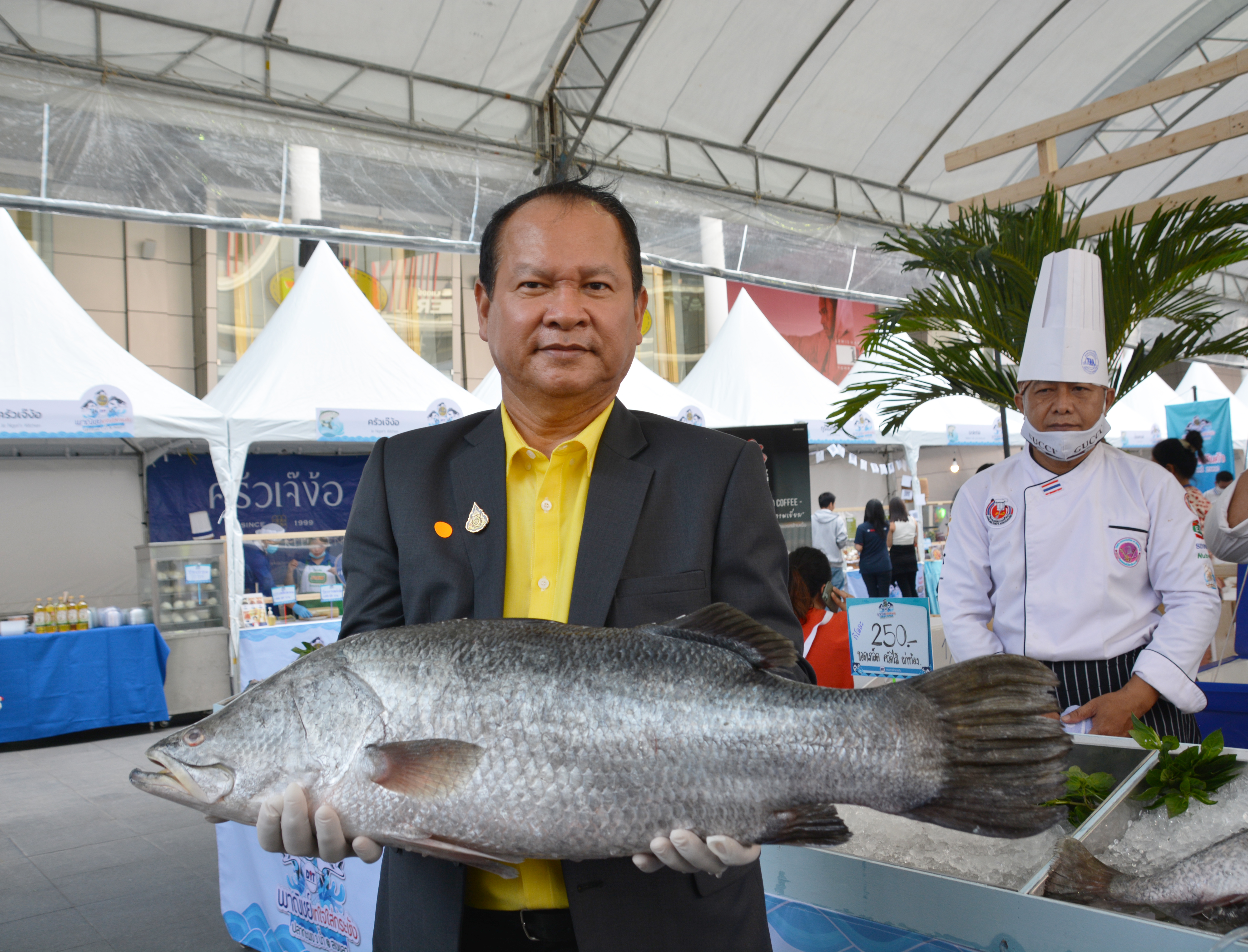 “พาณิชย์เทใจใส่กระชัง ปลากะพง 3 น้ำ @ สงขลา”