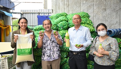 กรมการค้าภายในลงพื้นที่โรงงานแปรรูปน้ำมะนาว