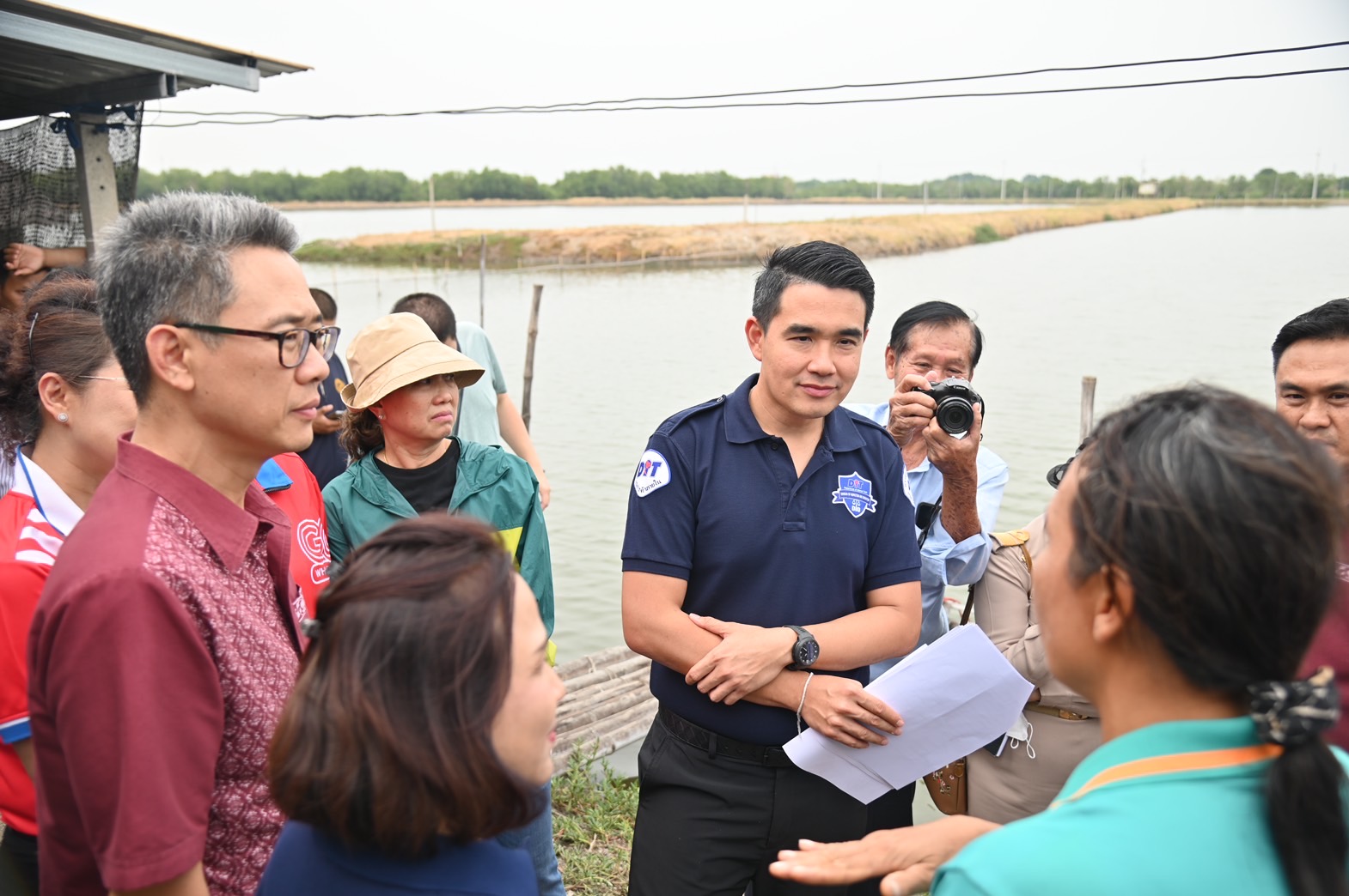 กรมการค้าภายในลงพื้นที่ จ.สมุทรสงคราม ชี้แจงโครงการช่วยเหลือผู้เลี้ยงปลากะพง 