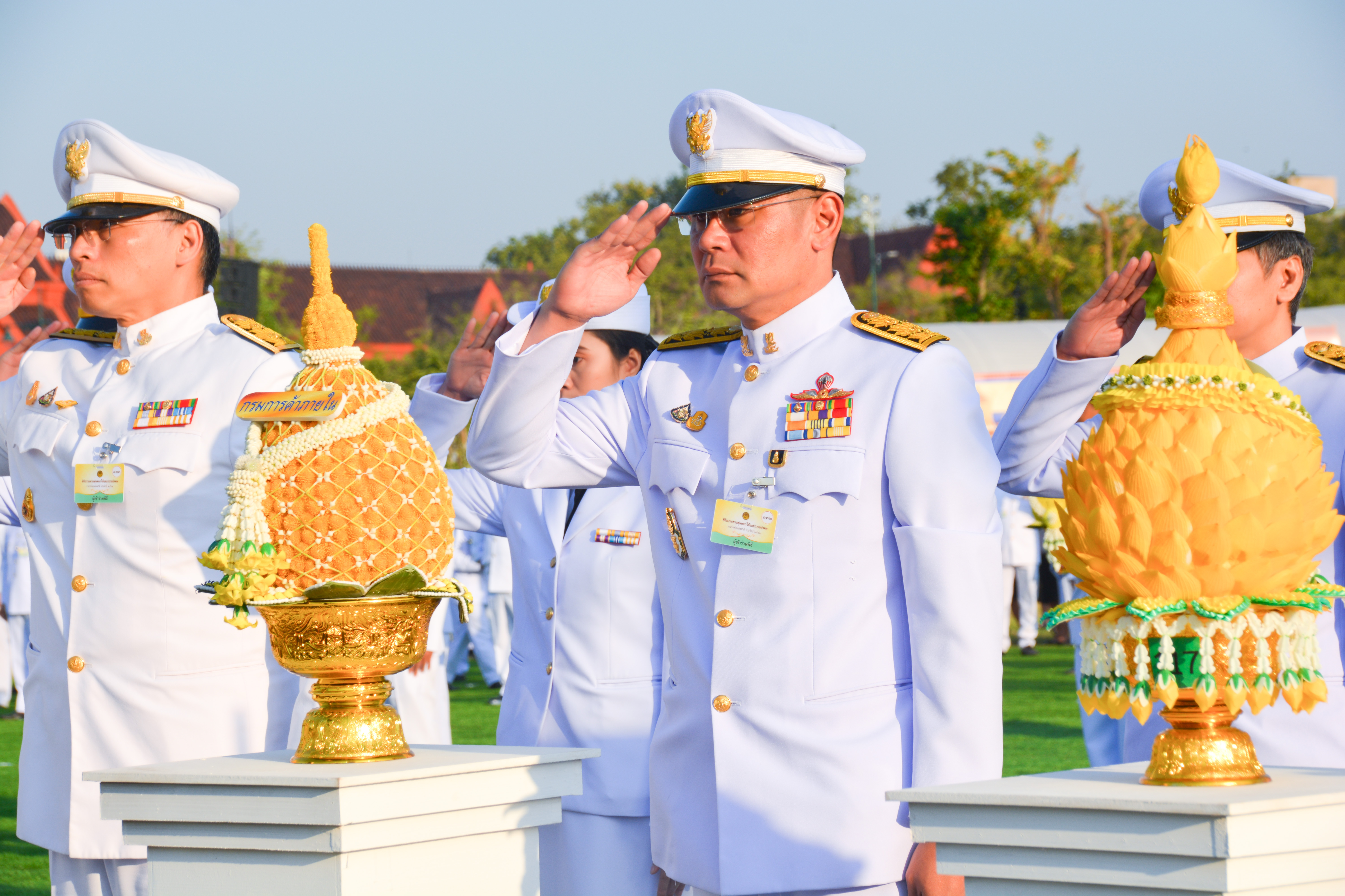พิธีถวายพานพุ่มและพิธีถวายบังคมเนื่องในวันคล้ายวันพระราชสมภพของพระบาทสมเด็จพระบรมชนกาธิเบศร มหาภูมิพลอดุลยเดชมหาราช บรมนาถบพิตร