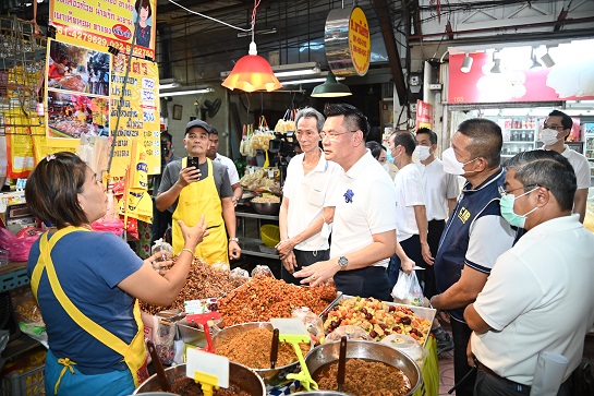 กรมการค้าภายใน ลงพื้นที่เยาวราช รับเทศกาลกินเจ  