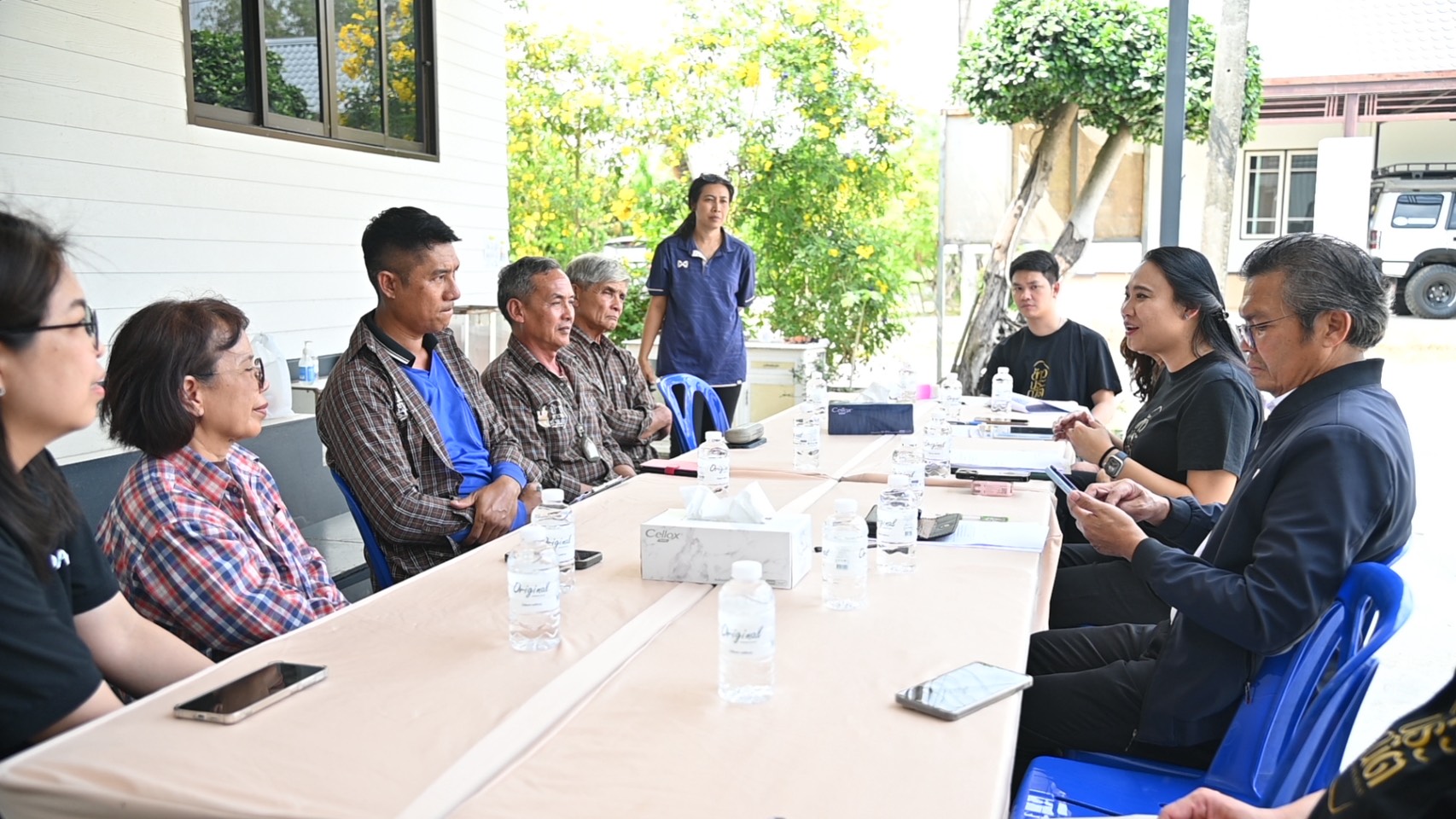 DIT สำรวจข้อมูลกลุ่มเกษตรกรข้าวประณีต พร้อมติดตามสถานการณ์ปริมาณและราคาปุ๋ยเคมี