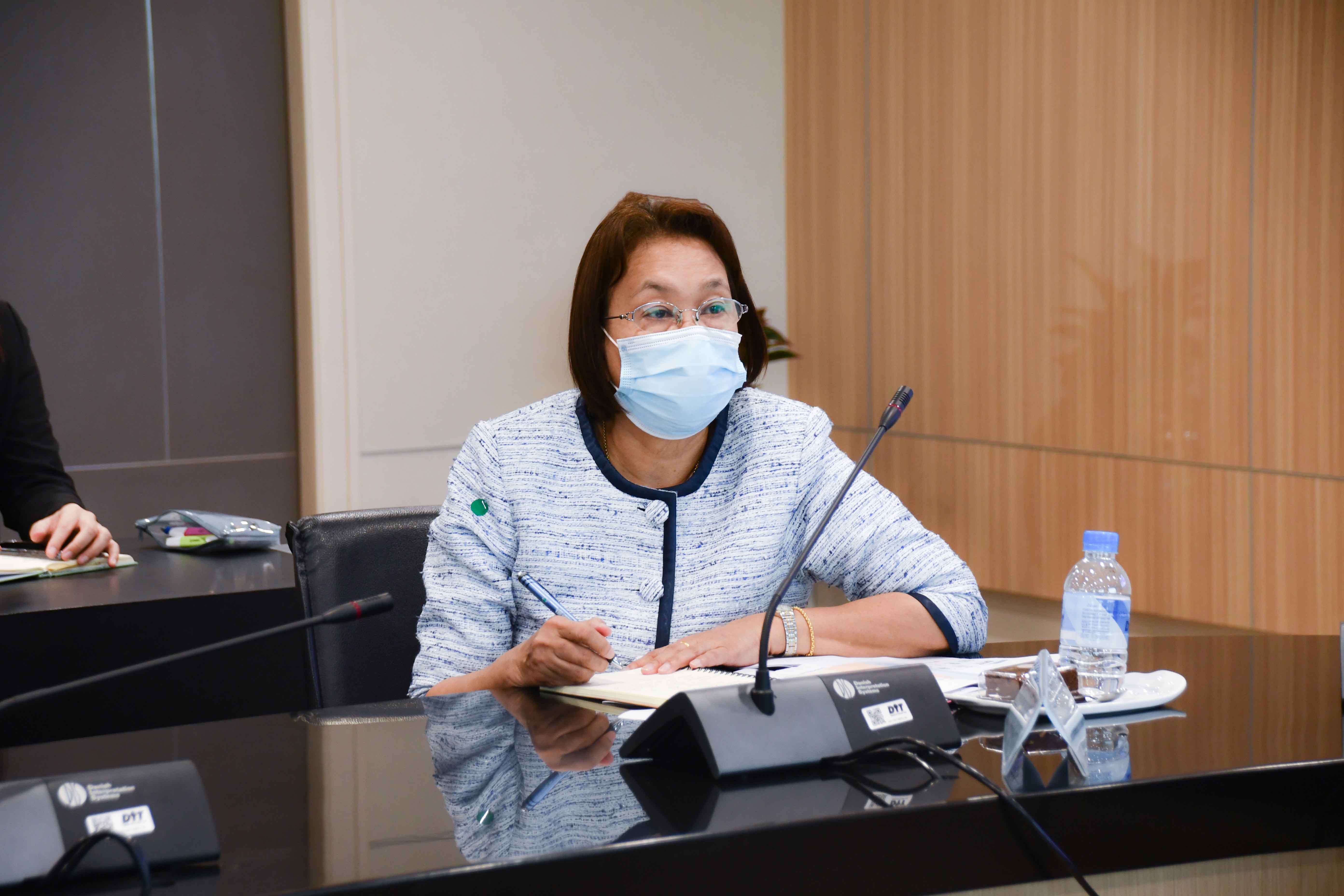 การประชุมหารือแนวทางความร่วมมือกับเดลิเวอรี่และออนไลน์แพลตฟอร์มช่วงโควิด-19