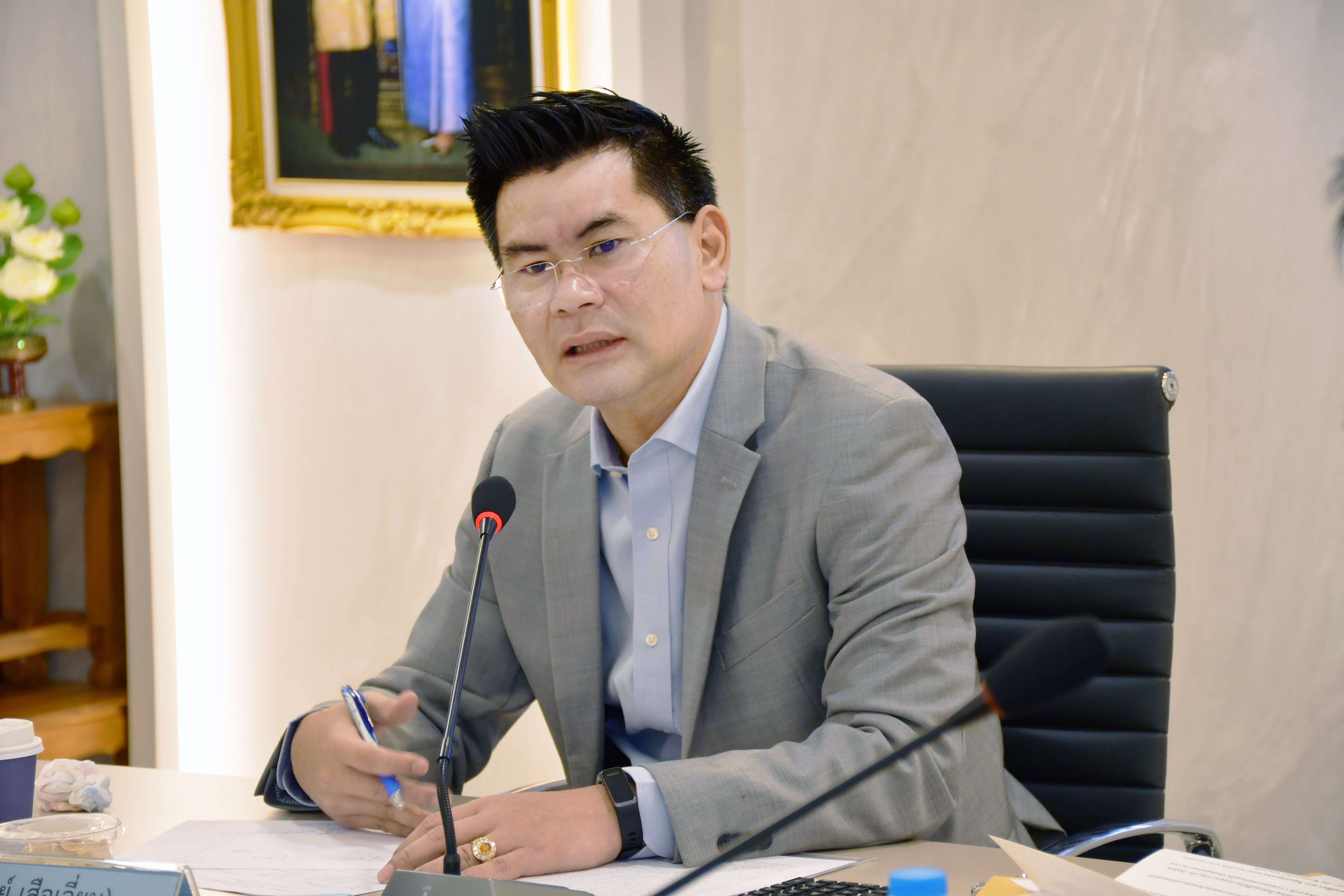 การประชุมหารือเพื่อติดตามสถานการณ์ ปริมาณ ผลผลิต การจำหน่ายในประเทศและการส่งออก
