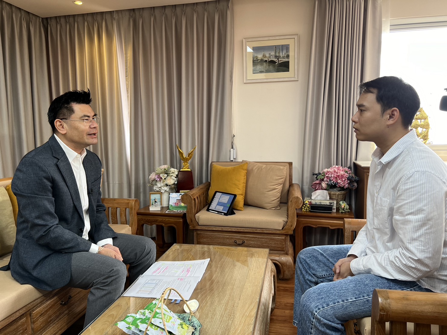 กรมการค้าภายในให้สัมภาษณ์รายการข่าวเที่ยง ช่อง Thaipbs ประเด็นราคาสินค้าเกษตรในภาวะภัยแล้ง