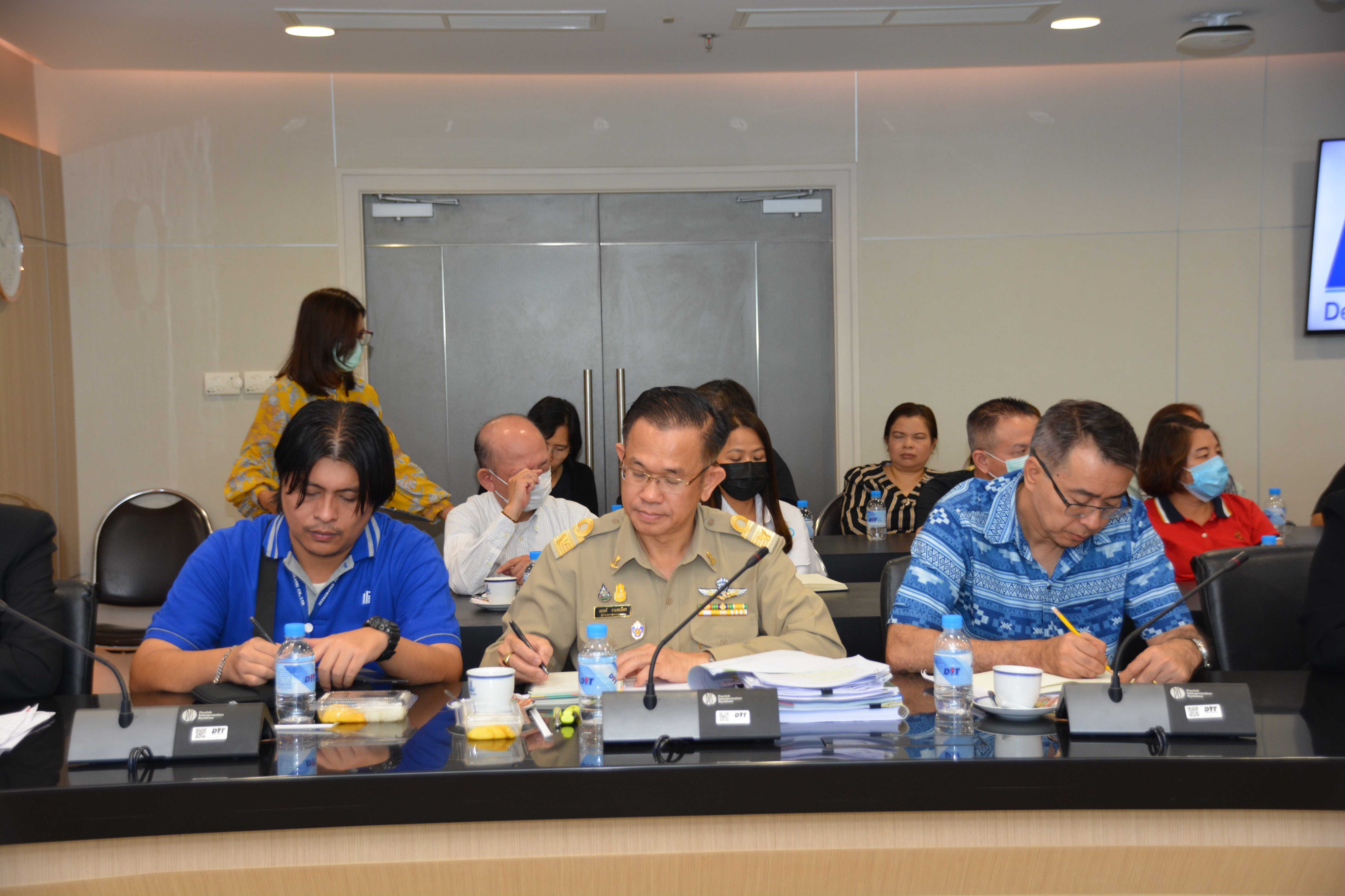 การประชุมหารือการส่งออกสินค้าหน้ากากอนามัย