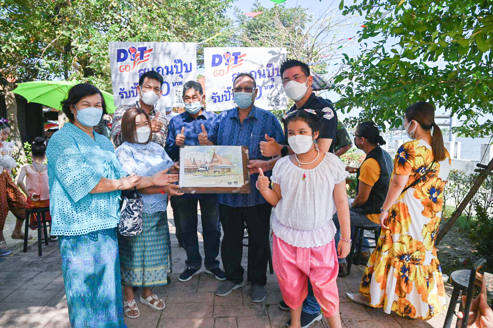  อธิบดีกรมการค้าภายใน ตรวจเยี่ยมกิจกรรมส่งเสริมการท่องเที่ยวตลาดชุมชน ในช่วงเทศกาลปีใหม่