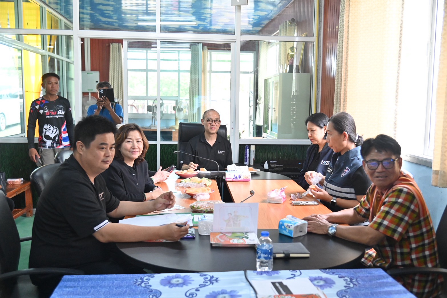 DIT ลงพื้นที่เพาะปลูกกล้วยหอมทองและส้มโอ เพื่อตรวจสอบความพร้อม ของผู้ประกอบการและเกษตรกร