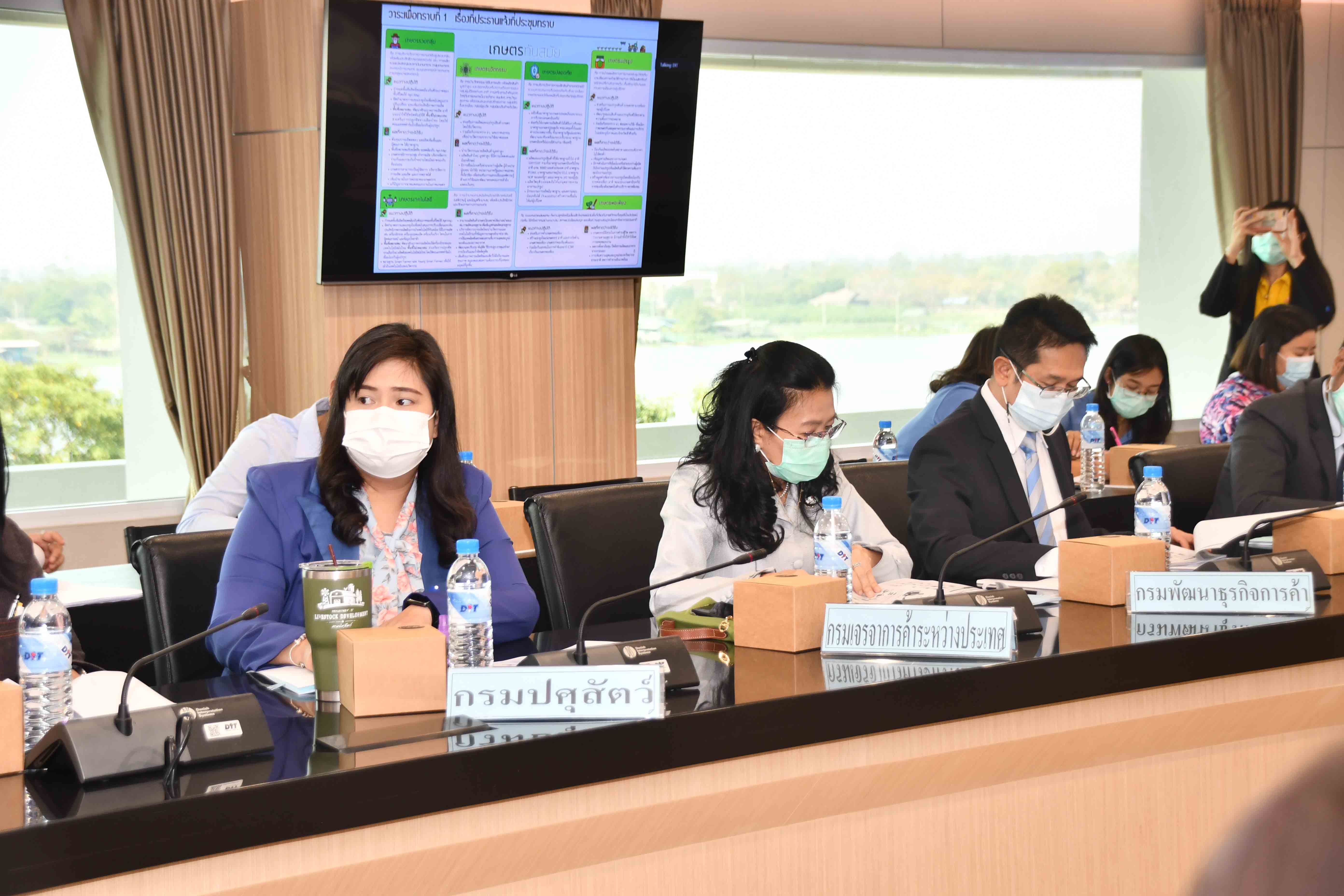 การประชุมคณะอนุกรรมการขับเคลื่อนการพัฒนาคนและผลิตภัณฑ์ให้ตรงตามความต้องการของตลาด
